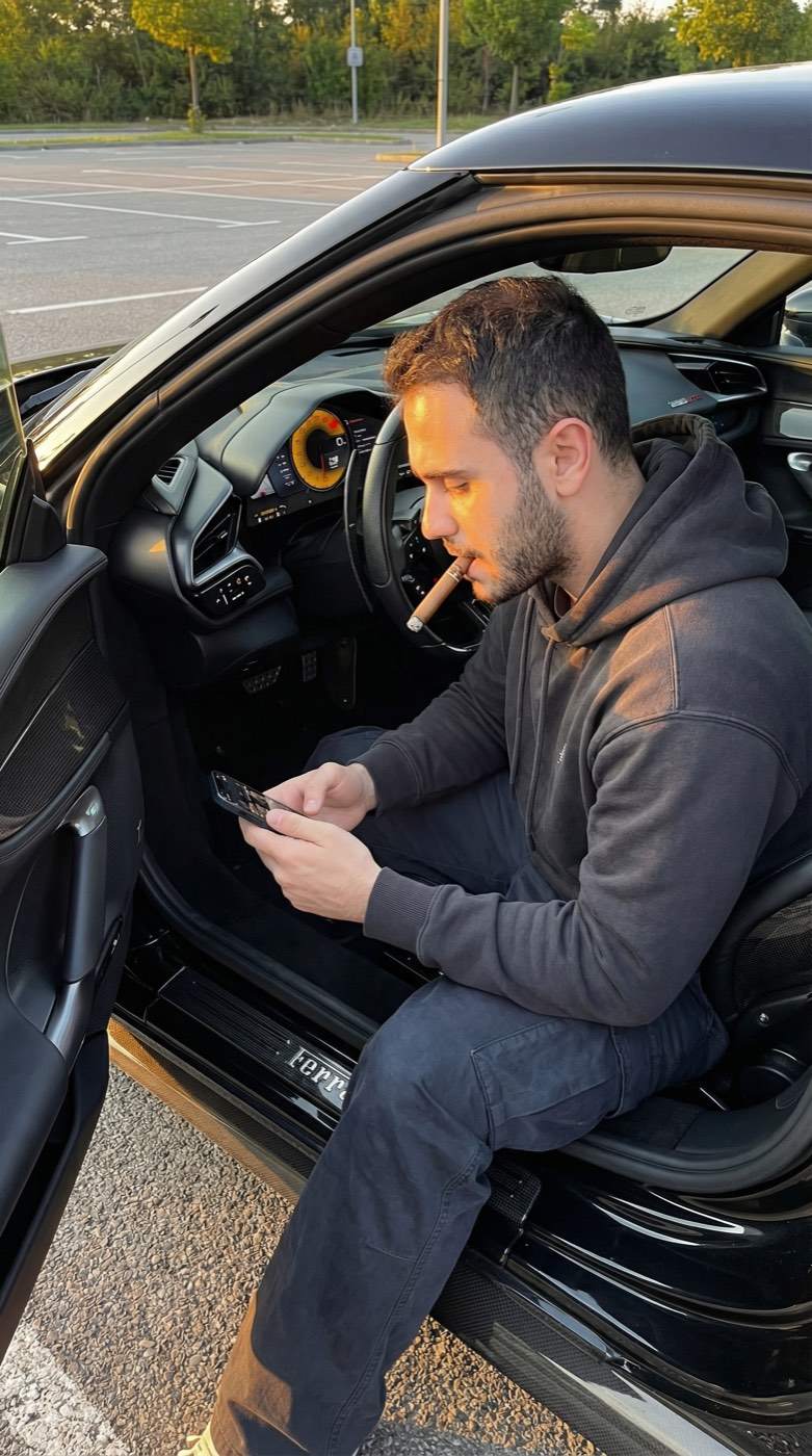 Ferrari 296 GTB Kapı Açık (öğleden sonra) örnek görsel