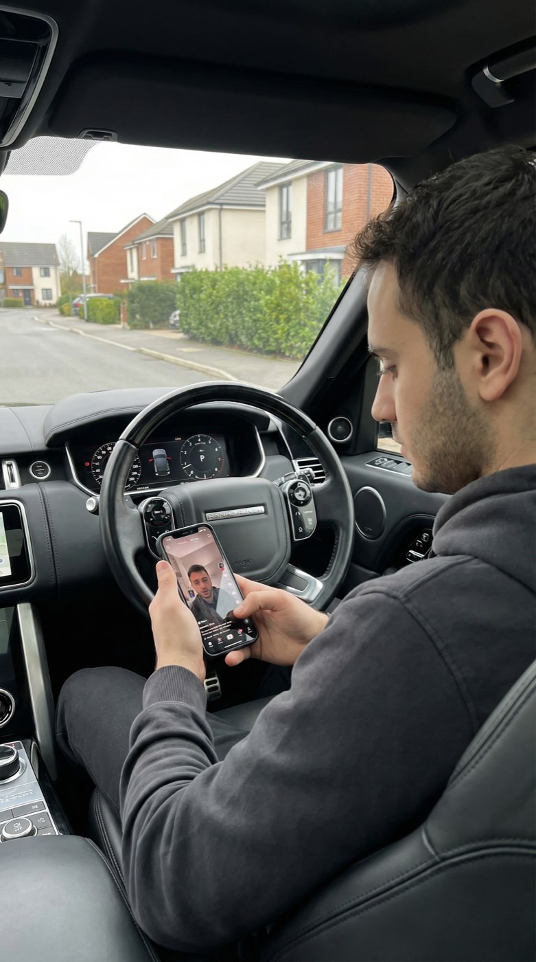 Range Rover SV Autobiography in a Luxury Residential Area (kapalı hava) örnek görsel