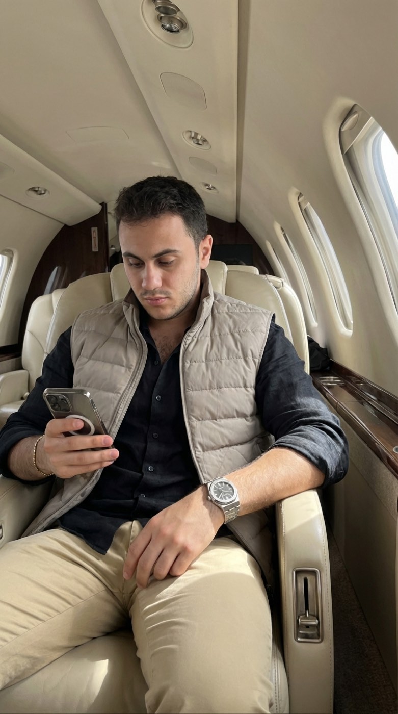 Jet Kabini Telefonda Gezinme örnek görsel