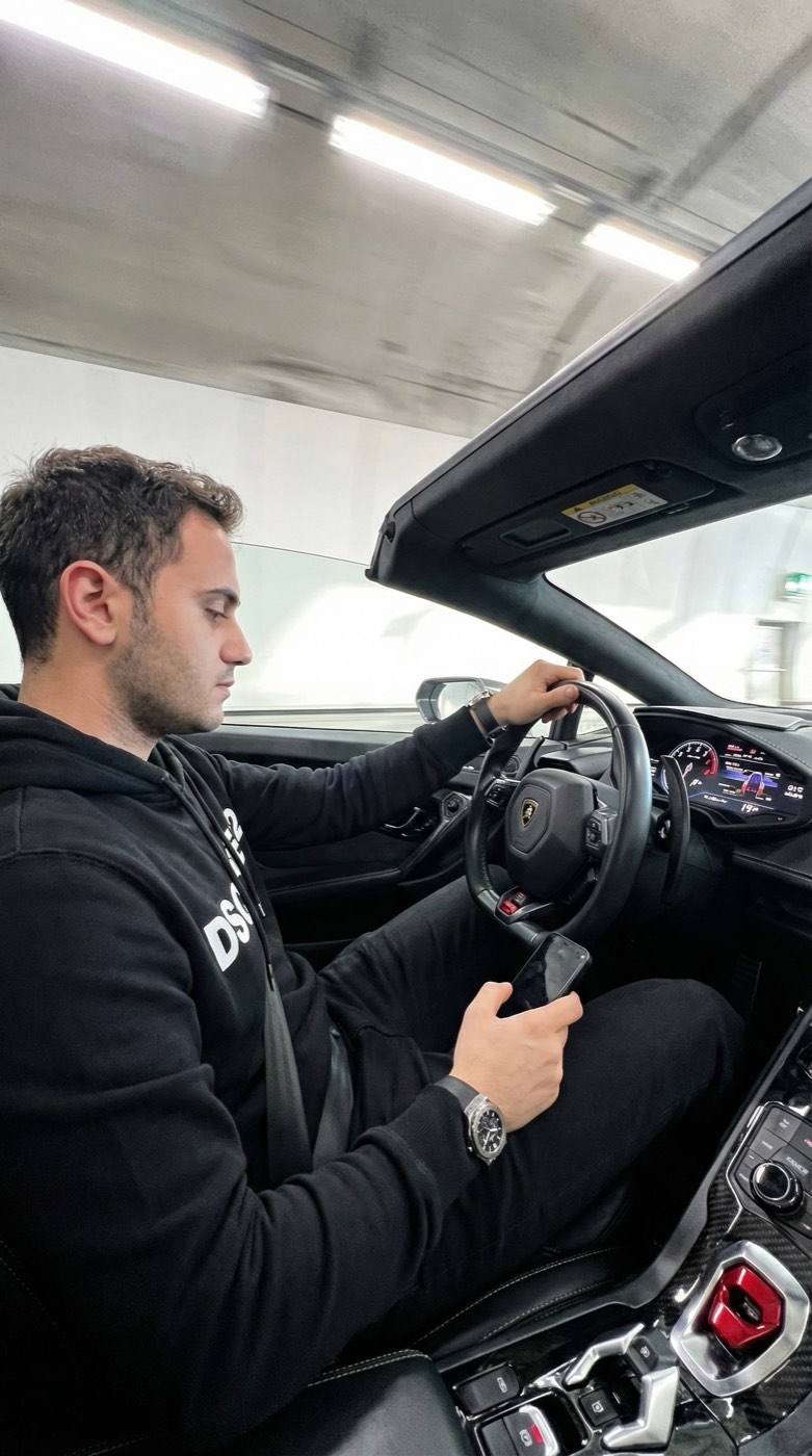 Lamborghini Huracán EVO Tunnel Sürüş örnek görsel